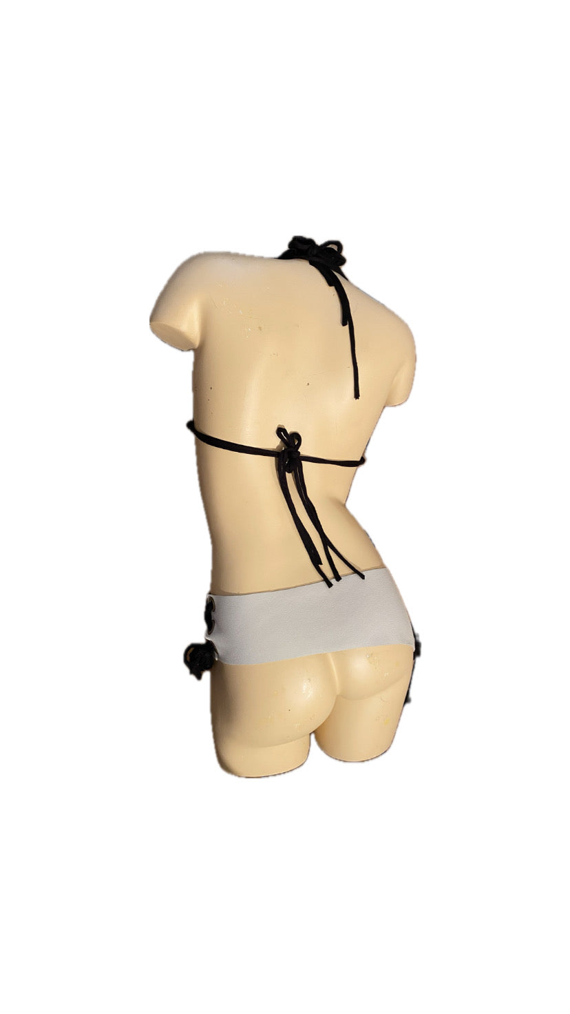 Ensemble en cuir gris