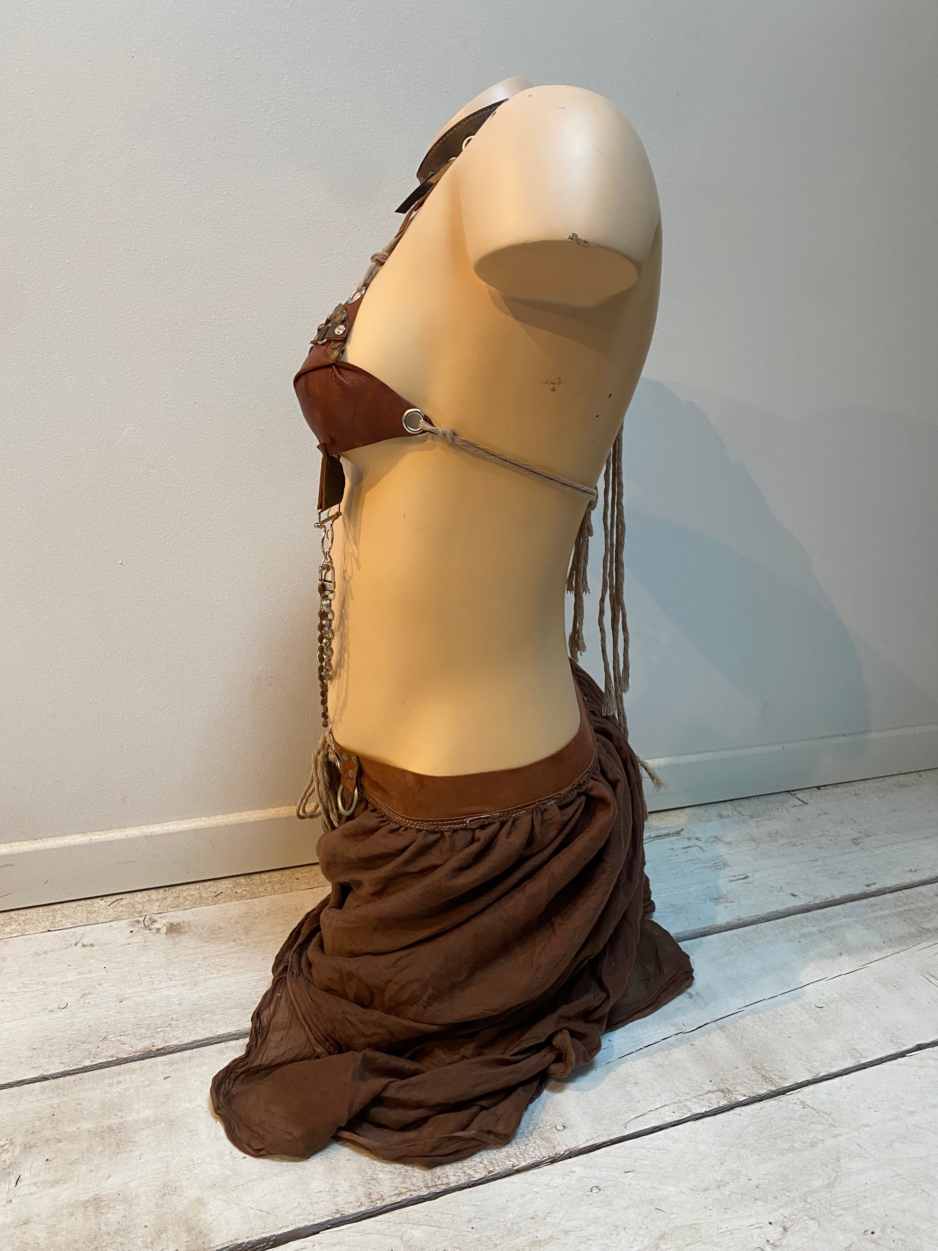 Ensemble cuir marron