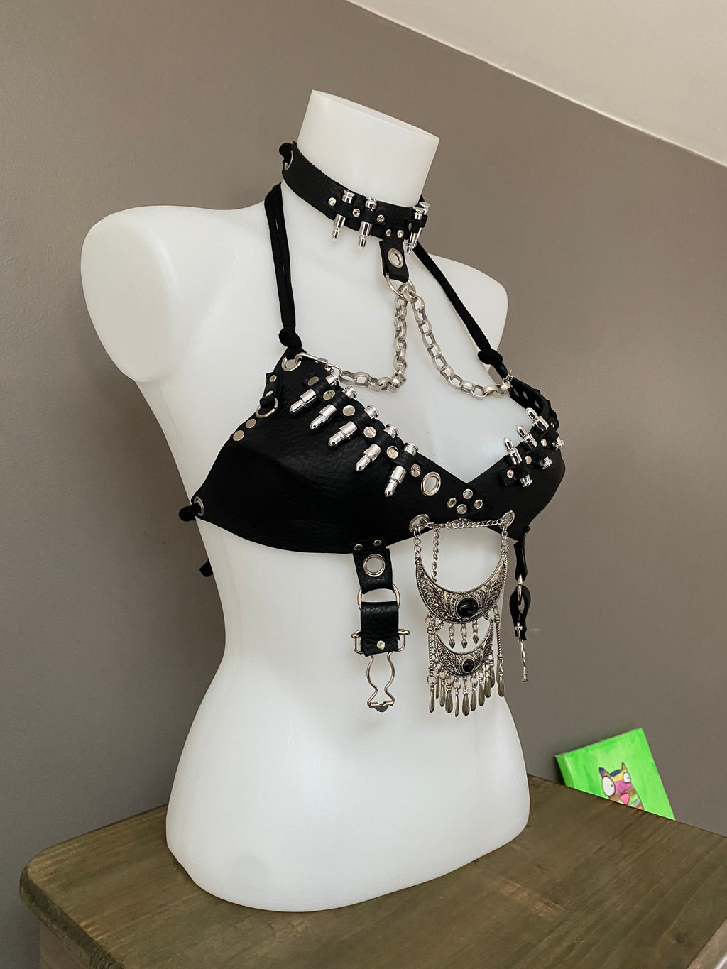 Top harness en cuir