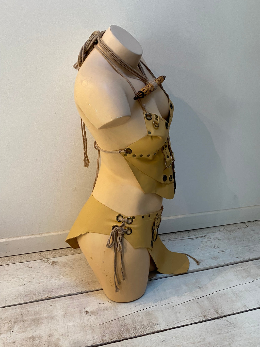 Ensemble en cuir style apocalyptique