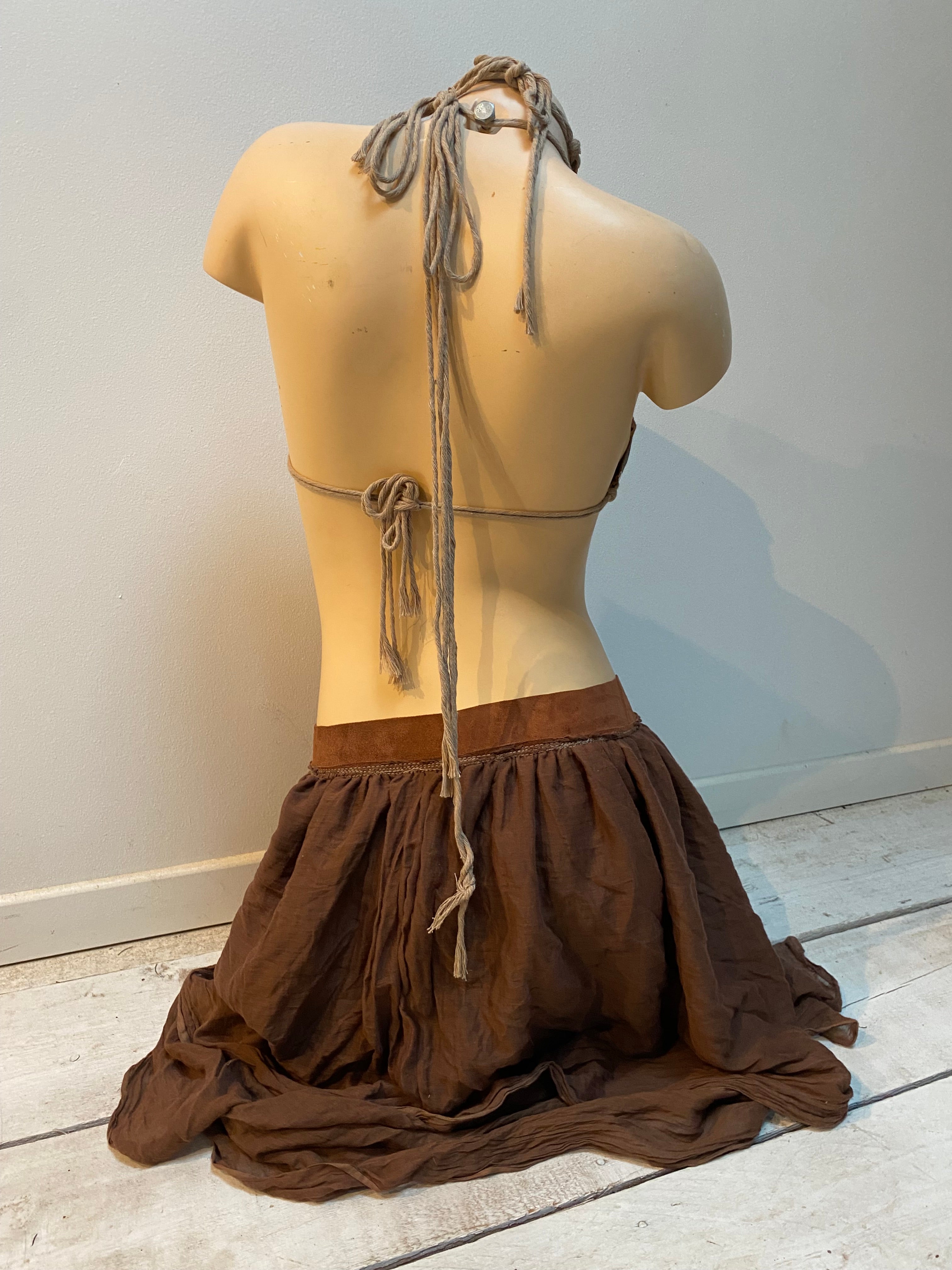 Ensemble cuir marron